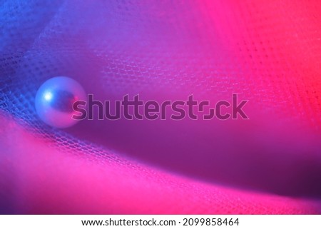 Blue - Fuchsia colors dynamic abstract background image blurry fabric drape detail