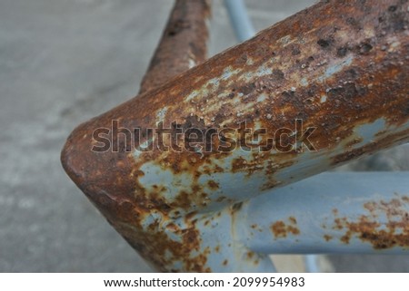 rusty old iron surface close-up