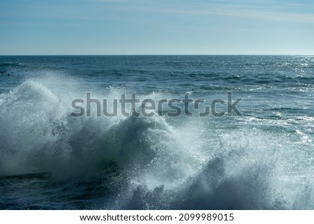 Winter Waves Crashing in Portugal 