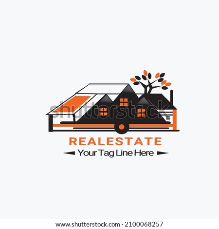 house logo. real estate. home residence. vector file design.