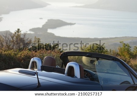 Roadster car Kotor Bay Montenegro Royalty-Free Stock Photo #2100257317
