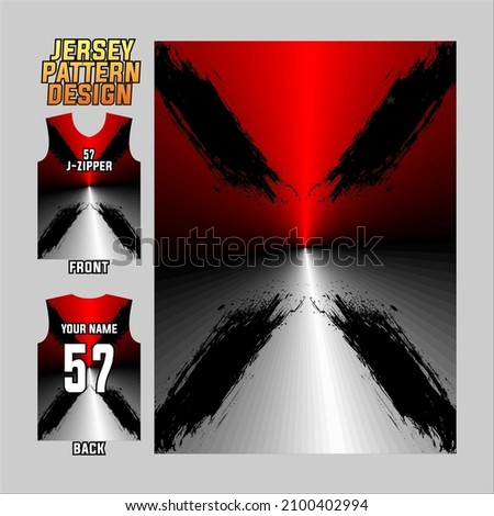 Abstract design pattern for sports jersey printing. sublime jersey templates for soccer, badminton, cycling, basketball, volleyball, etc
