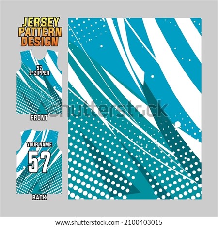 Abstract design pattern for sports jersey printing. sublime jersey templates for soccer, badminton, cycling, basketball, volleyball, etc