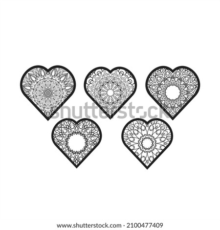 Hand draw heart design style