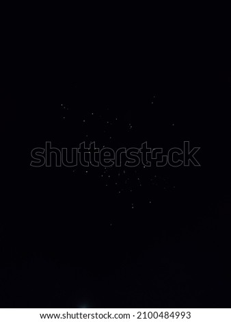 Fireworks display in black sky background to celebration, Festival, New Year