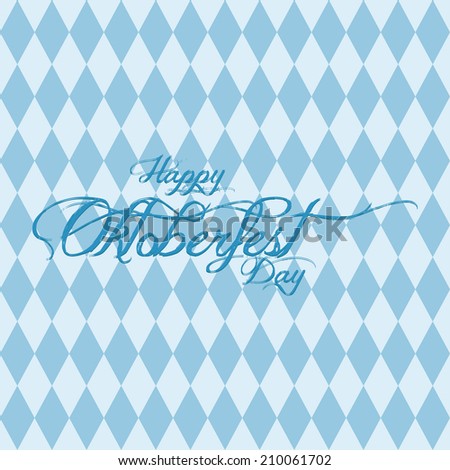 abstract oktoberfest background with special allusive objects