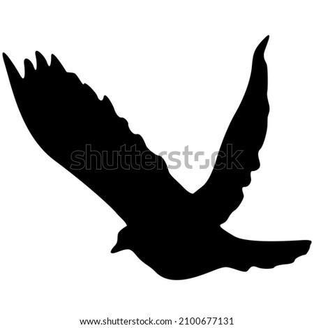 ConcepConcept of love or peace. Set silhouettes doves. t of love or peace. Silhouettes doves.