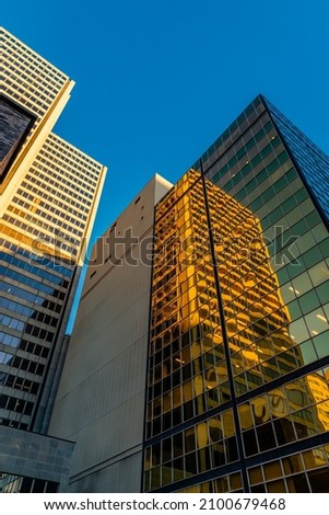 Skyscrapers in downtown Montreal, Quebec 