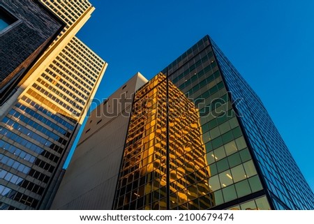 Skyscrapers in downtown Montreal, Quebec 