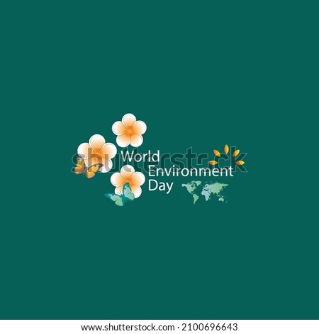 world environment day concept. web banner design. illustration vector