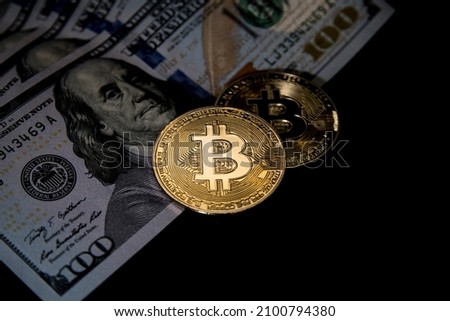 Photo of bitcoin dollars and cough