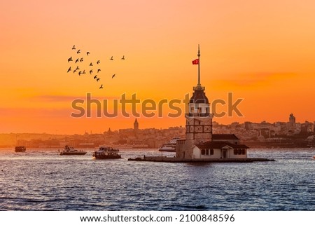 Istanbul Maiden Tower (kız kulesi) Istanbul, Turkey
