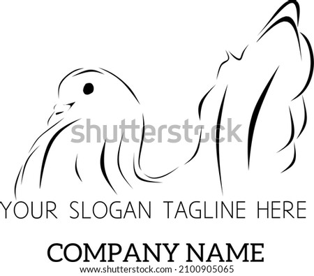 logo with a dove theme for your business