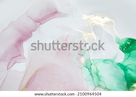 Transparent creativity. Alcohol ink abstract background, trendy wallpaper.
