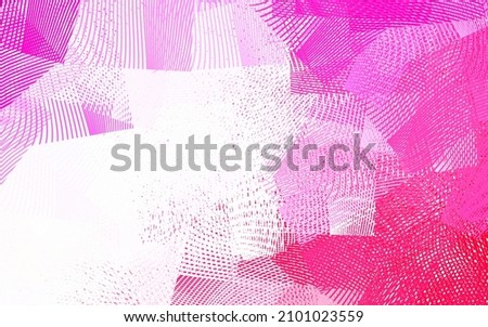 Light Purple, Pink vector pattern with bent lines. Colorful gradient illustration in simple style with lines. New composition for your brand book.