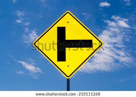 The "Road to the Right" street sign.