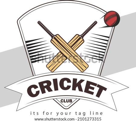 This is Logo of Cricket Club vector design