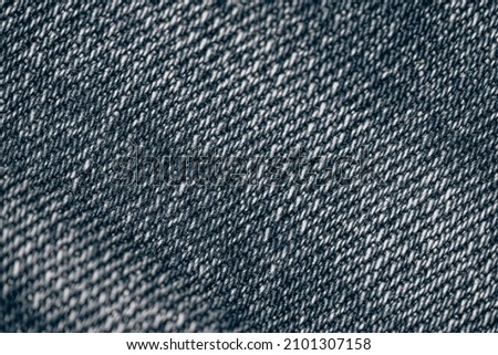 Jean Background Blue Denim Pattern. Classic Jeans Texture Royalty-Free Stock Photo #2101307158