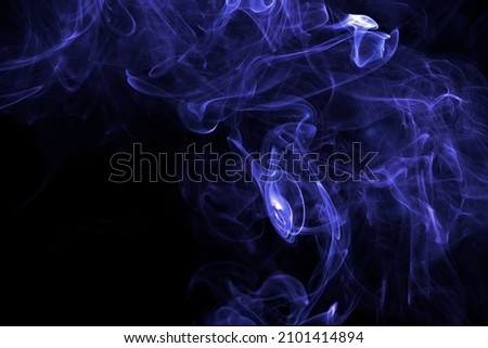 Smoke of the incense-burner colorized durint the post processing.