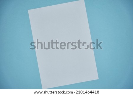 A studio photo of a piece of paper