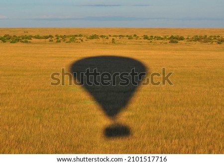 Hot Air Balloon over Masai Mara National Reserve