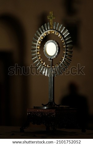 Eucharistic worship. Roman Catholic church.  France. 