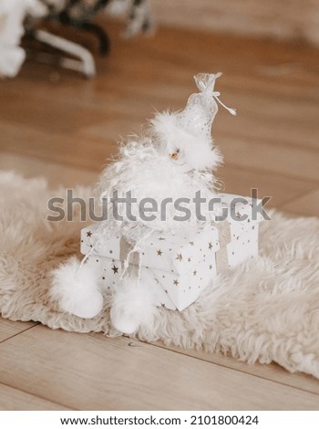 single snowman white toy on carpet