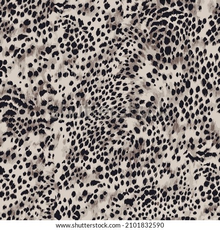 animal skin pattern leopard leather seamless design Royalty-Free Stock Photo #2101832590
