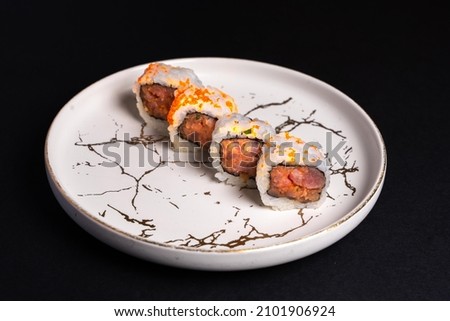 Japanese food sushi sashimi roll