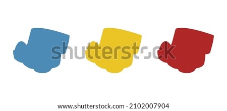 image of eggs on a white background, vector illustration