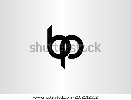 BP company linked letter logo design