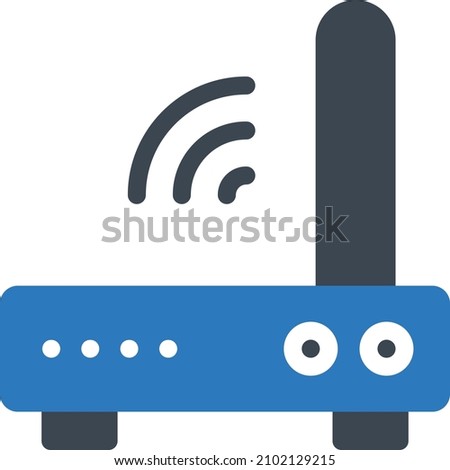 Router Vector illustration on a transparent background.Premium quality symmbols.Glyphs vector icon for concept and graphic design. 