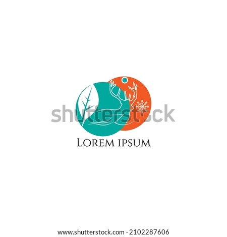animal logo icon template. suitable for company. illustration vector