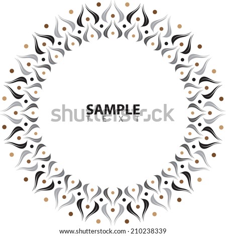 lotus vector frames with for your text