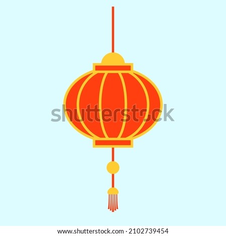 This is a vector of chinese lantern.