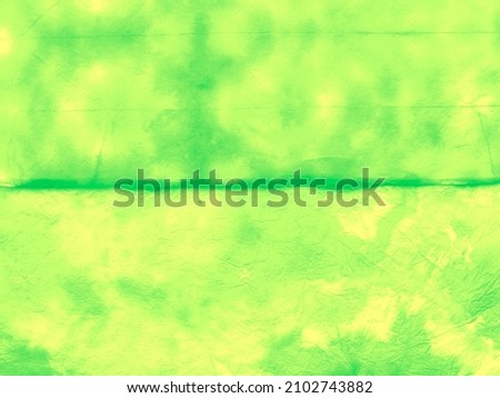 Patchwork abstract green background, made of different patterns. Yellow colors. Dirty art with tie dye pattern. Modern watercolour banner template. For creativity graphic.