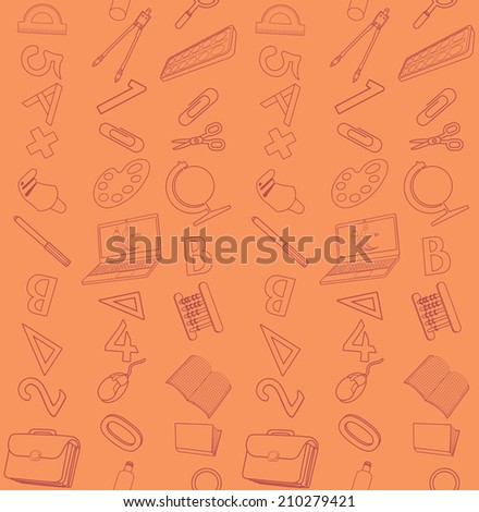 Seamless texture with abstract pattern on education or business. 