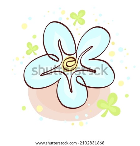 simple bright elements project - flower