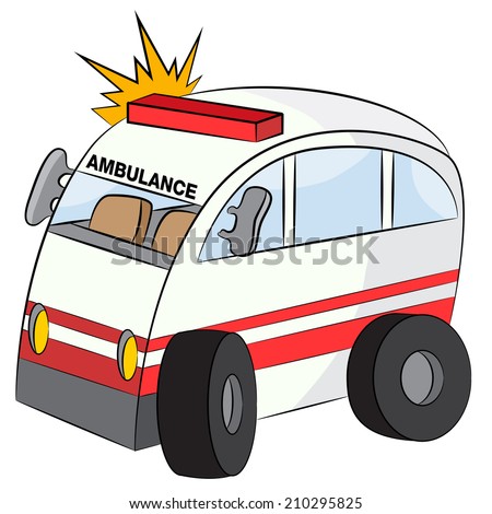 An image of an ambulance emegency vehicle.