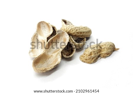 nutshell isolated over white background Royalty-Free Stock Photo #2102961454