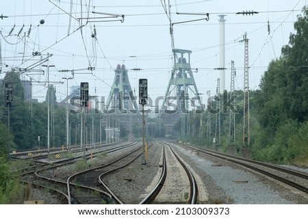 Photo Picture of a industrial railway.