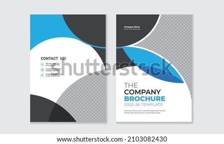 business brochure cover vector design, Annual report Leaflet abstract background, Modern poster, and magazine layout template.