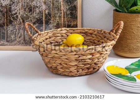 storage basket made from Ratan 