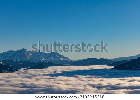 Austrian Alps (Hochkönig) in winter