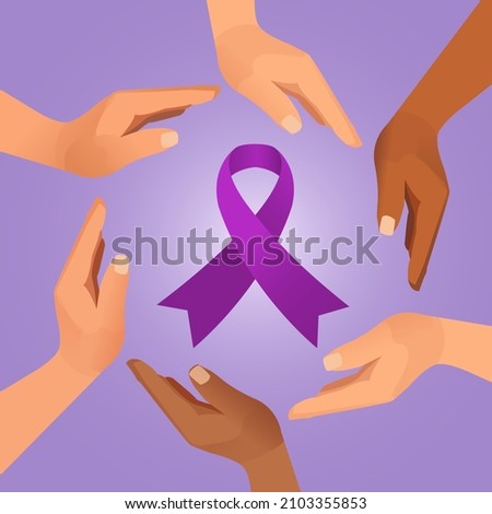 World Cancer Day concept. Vector Illustration
