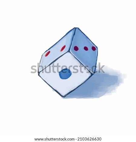 game dice object classic item cube