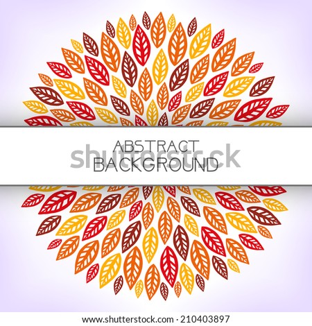 Red floral background. Template for card, flyer or other.