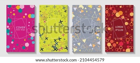 Bauhaus geometric pattern background, vector abstract circle, triangle and square lines art. Colorful geometric background, vector illustration.