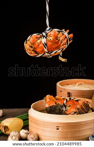 Fresh and delicious hairy crab