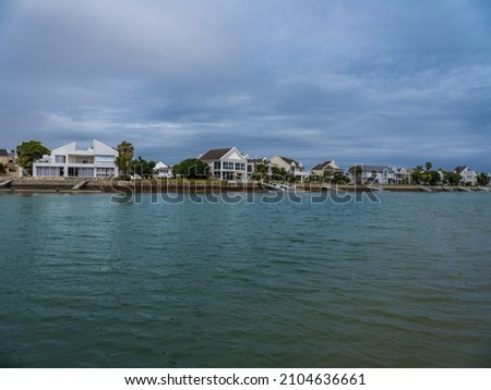 Port Alfred marina on Kowie River in the Eastern Cape South Africa